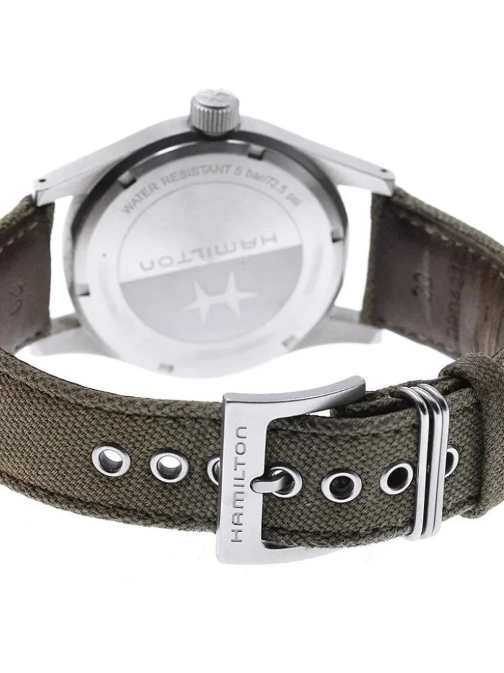HAMILTON Khaki field mechanical H694390 green Dial Hand Winding Men's_971568